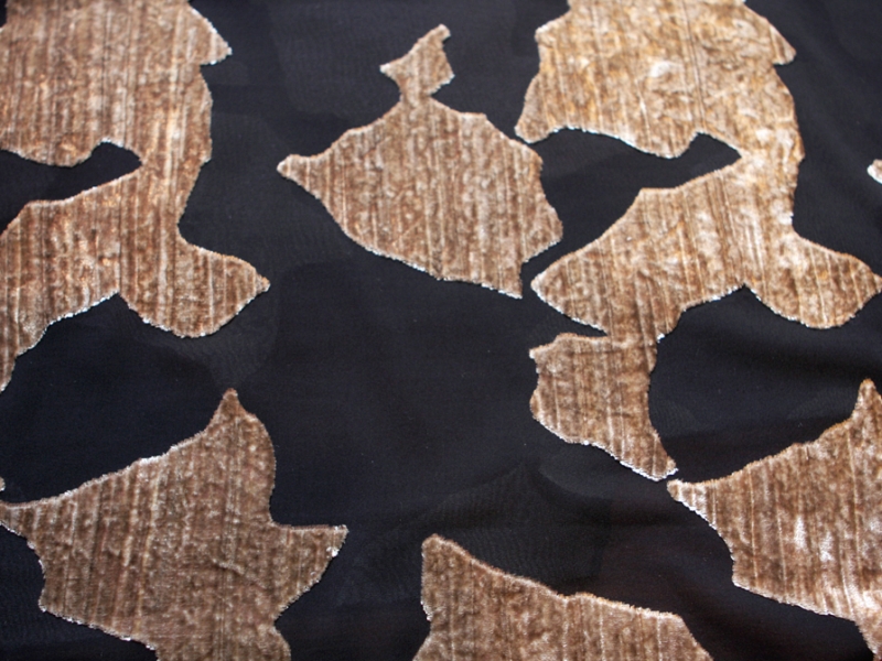 Silk Lycra Burnout Velvet0