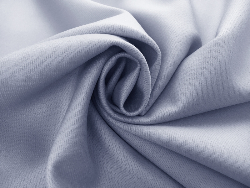 Italian Wool Satin Faille in Baby Blue1