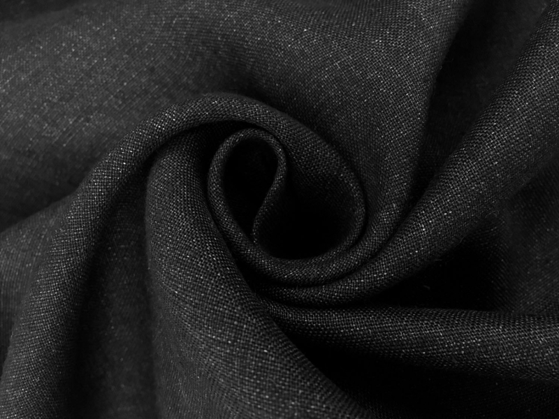 Austrian Light Weight Linen in Charcoal1