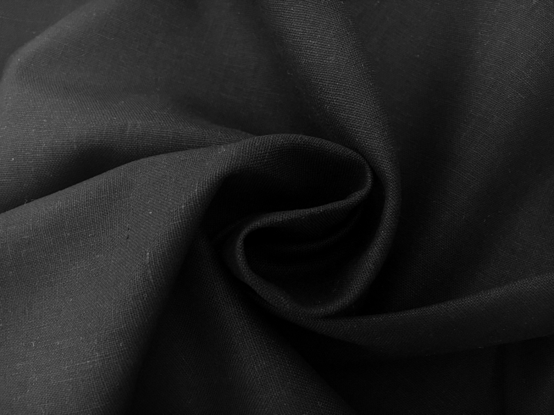 Linen Cotton Blend in Black1