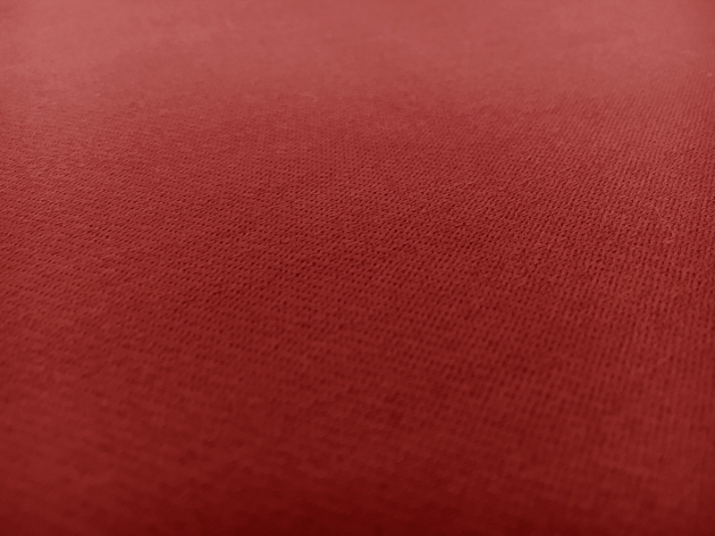 Italian Wool Satin Faille in Carnelian Red2