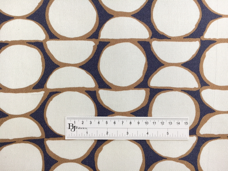 Cotton and Viscose Blend Light Weight Canvas with Geometric Patterns1