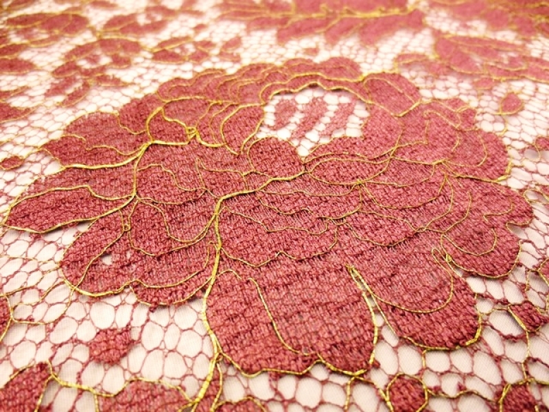 Metallic Chantilly Lace2