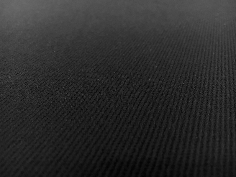 Italian Wool Blend Stretch Doubleface Twill Coating in Navy2