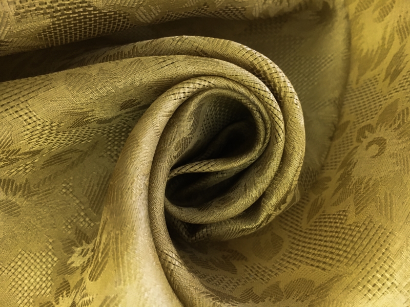 Silk Gazar Damask with Florals0