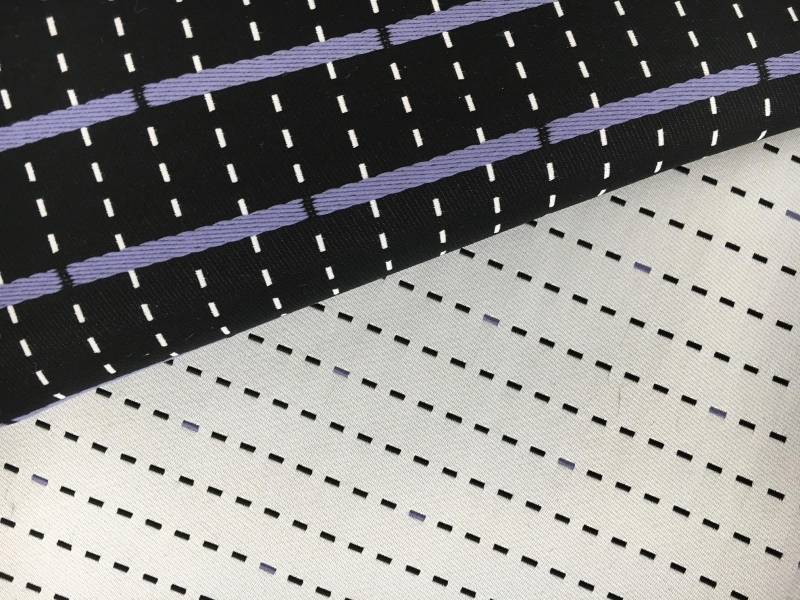 Polyester Double Face Satin Jacquard0