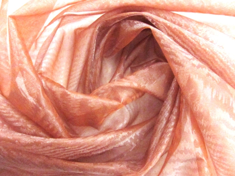  Iridescent Silk Blend Organza Moiré 0