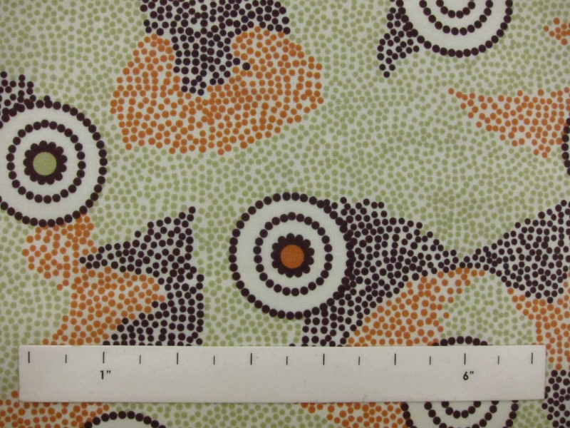 Australian Cotton Print With Aboriginal Motif1