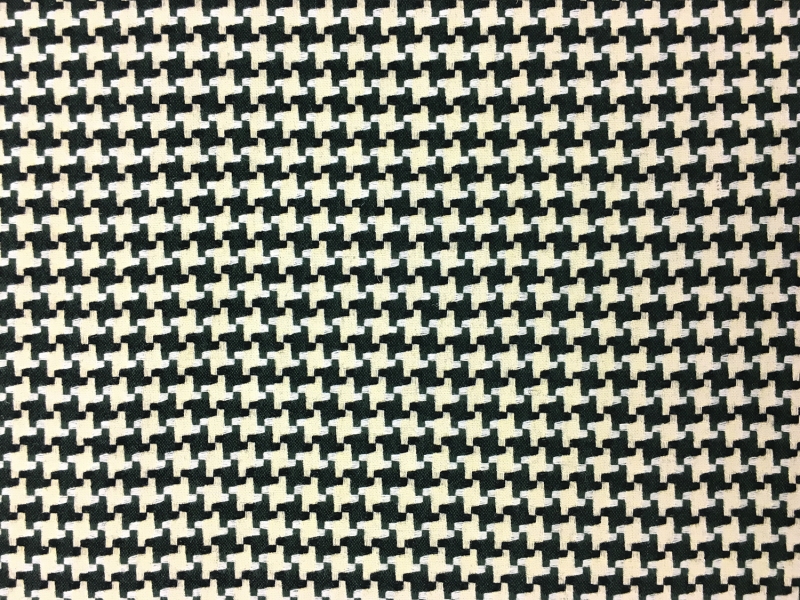 Italian Virgin Wool Novelty Houndstooth0