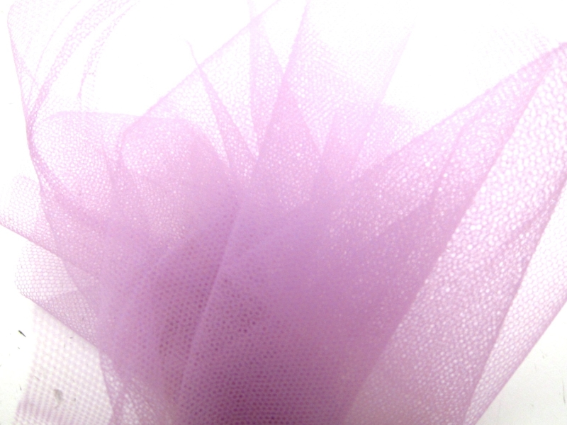 Italian Nylon Tulle in Glicine1