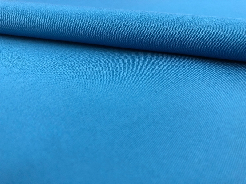 Combed Cotton Fineline Twill in Cerulean 0