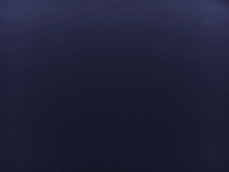 Silk and Viscose Blend Heavy Georgette in Navy1