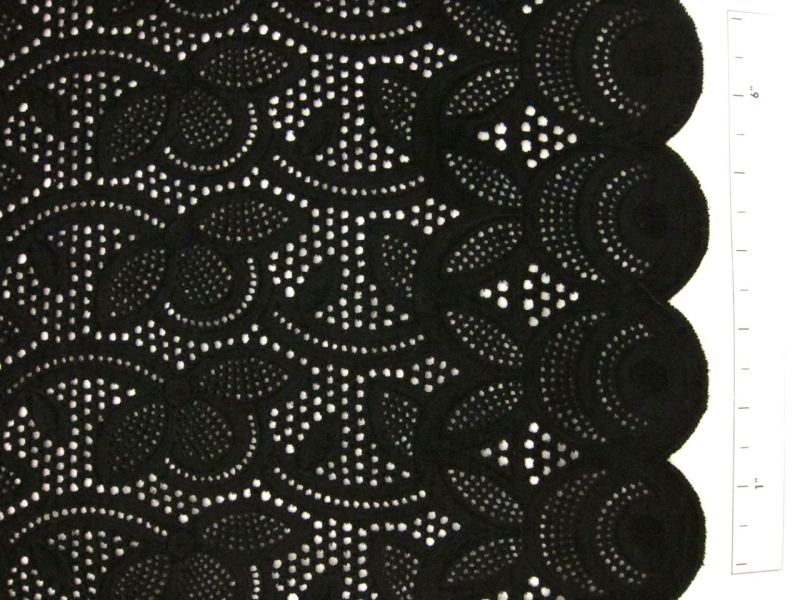 Cotton Eyelet in Black1