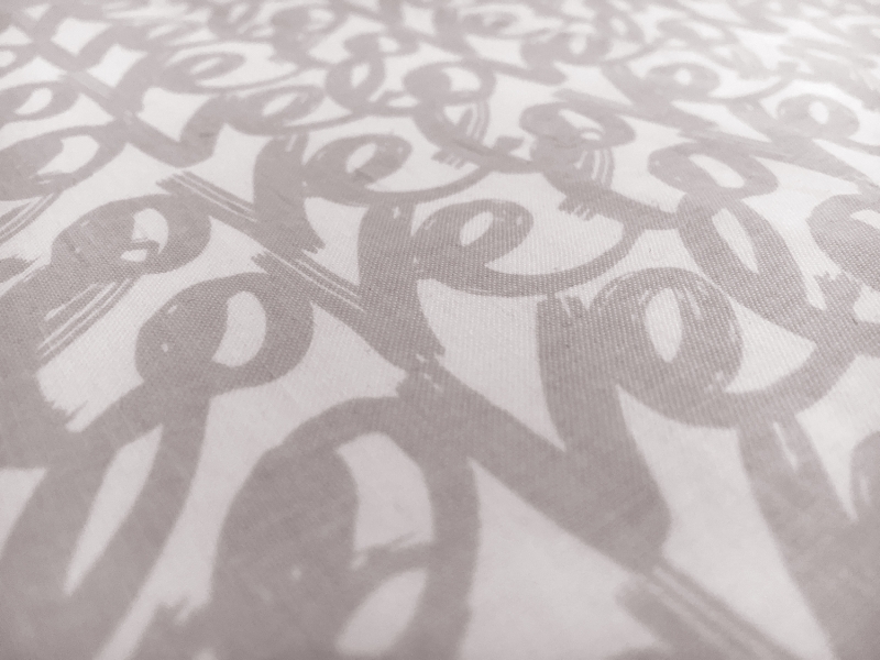 Cotton Broadcloth Love Print2