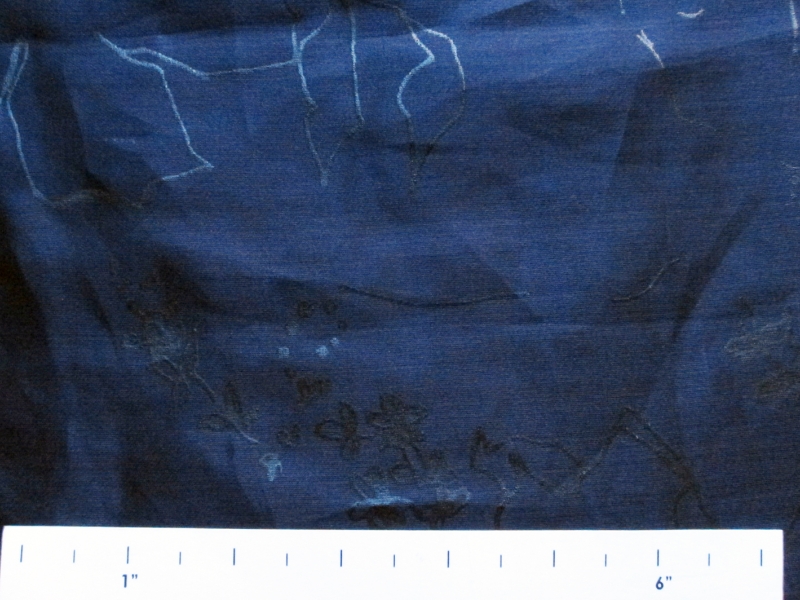 Metallic Printed Silk Satin Organza1