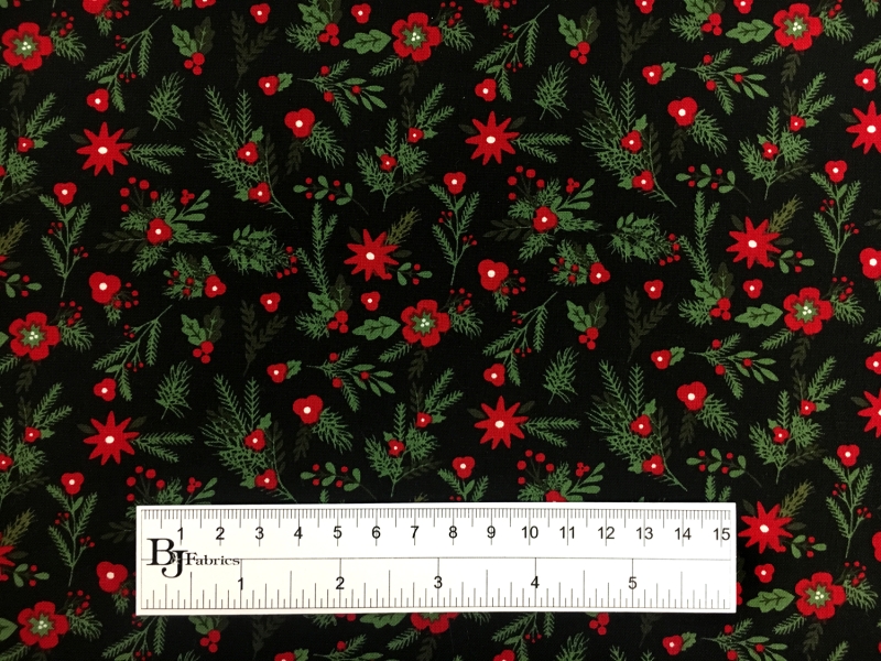 Cotton Broadcloth Holiday Print3