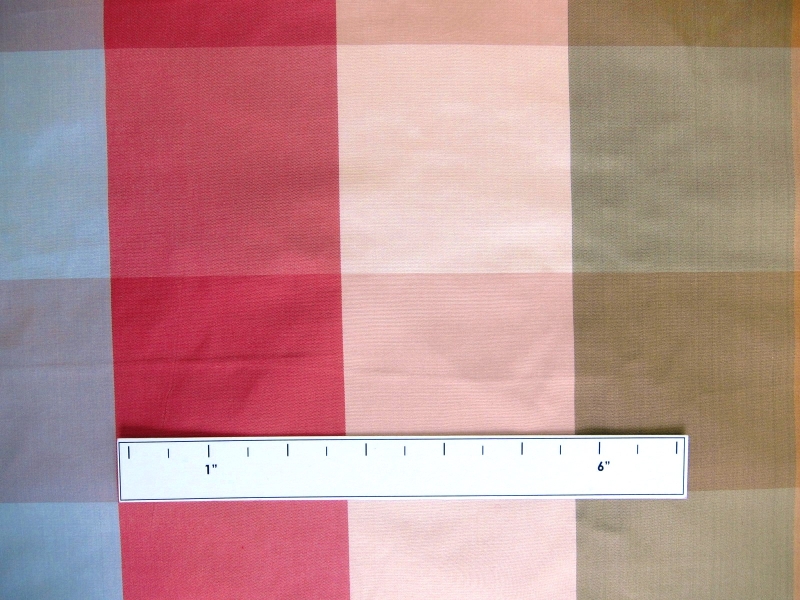 Pure Silk Taffeta Check1