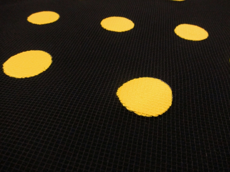 Painted Polka Dots on Tulle2