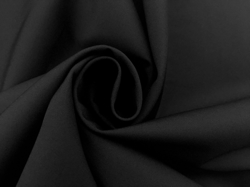 Japanese Cotton Poplin in Black1