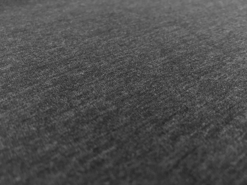 Scuba Air Knit Doubleface in Charcoal And Black1