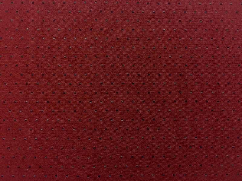 Japanese Cotton Woven Dots Novelty in Red0