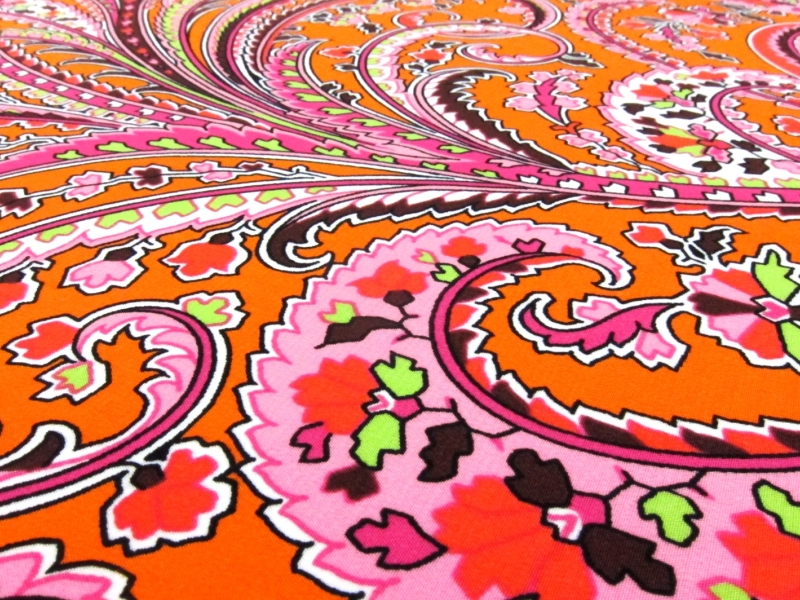 Printed Silk Crepe de Chine2