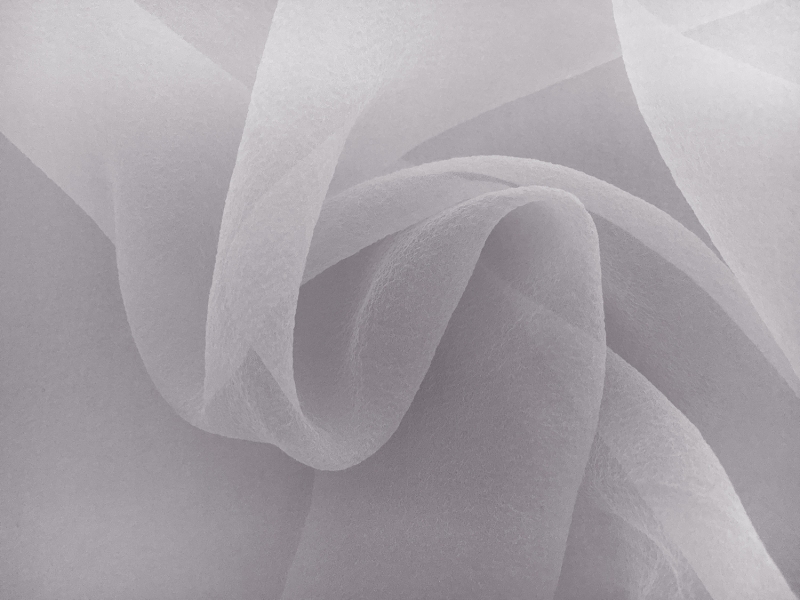 Japanese Pebbled Poly Organza in Grey0