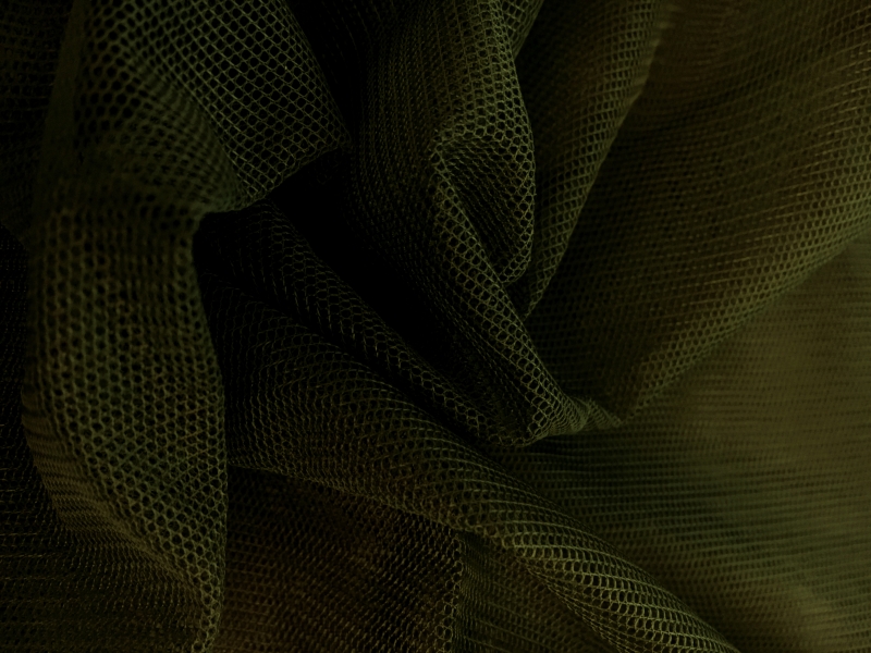 Nylon Bobbinet in Army0