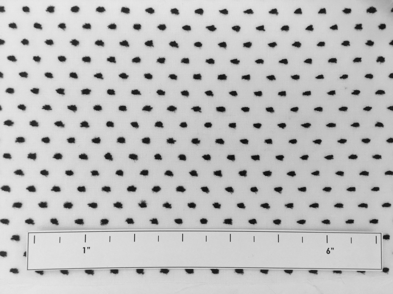 Cotton Swiss Dot in Black and White2