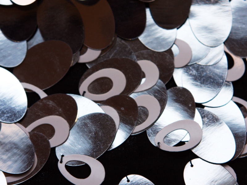 Novelty Paillettes on Silk Chiffon2