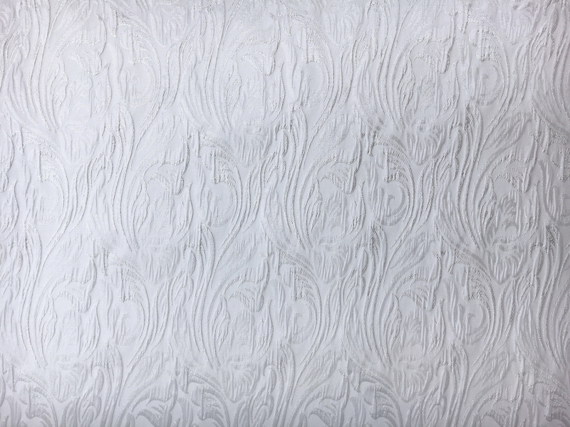 Silver Metallic Brocade0