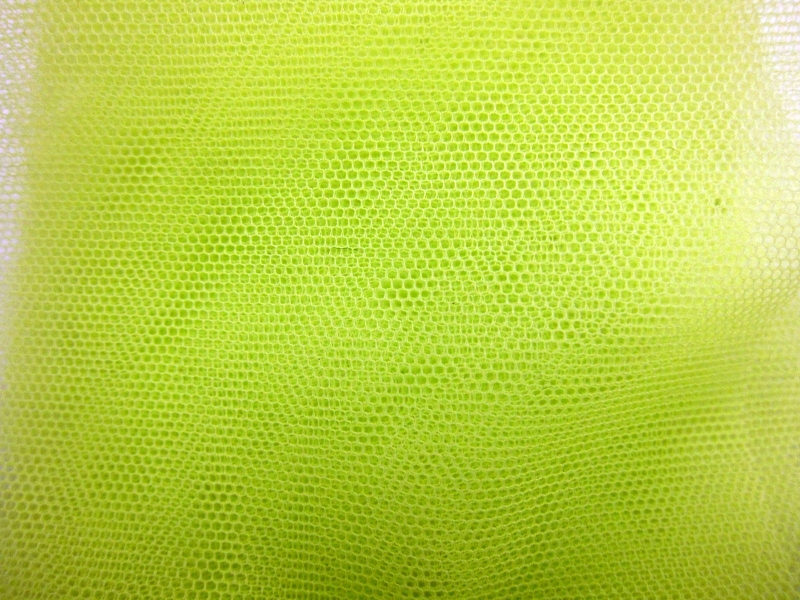 Italian Nylon Tulle in Verde Mela0
