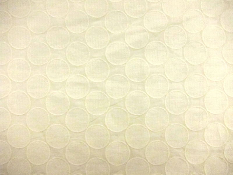 Embroidered Cotton (in Ivory)0