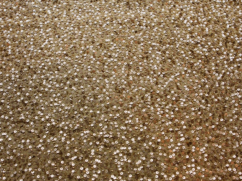 Sequins on Silk Chiffon0