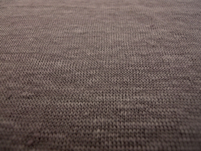 Linen Knit in Purple Mauve0