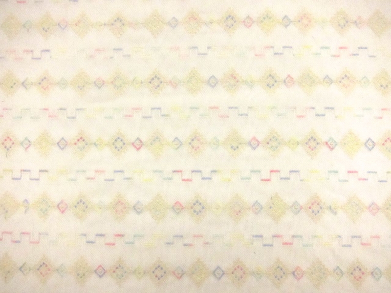 Double Layer Embroidered Cotton Nylon Tulle0