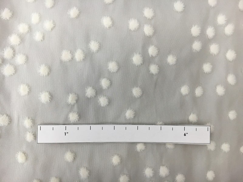 Silk Faille with Polka Dot Flocking1