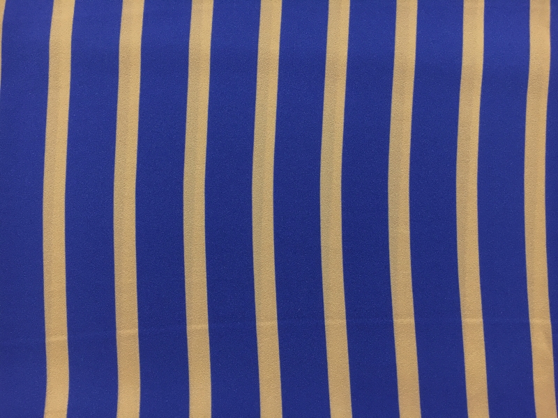 Ungaro Striped Viscose Crepe0