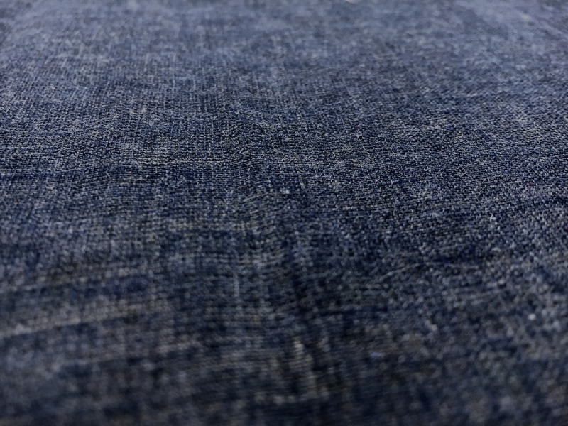 Double Face Cotton Gauze in Denim0