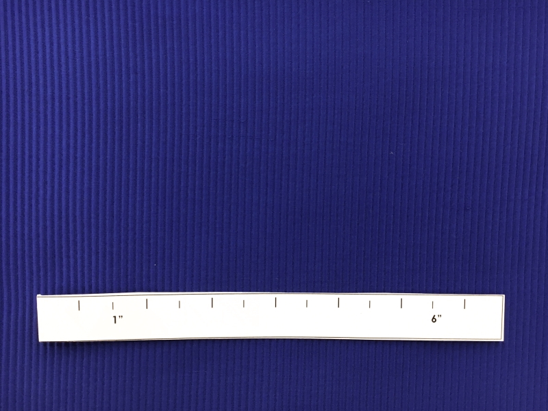 Italian Cotton and Acetate Ottoman in Royal1