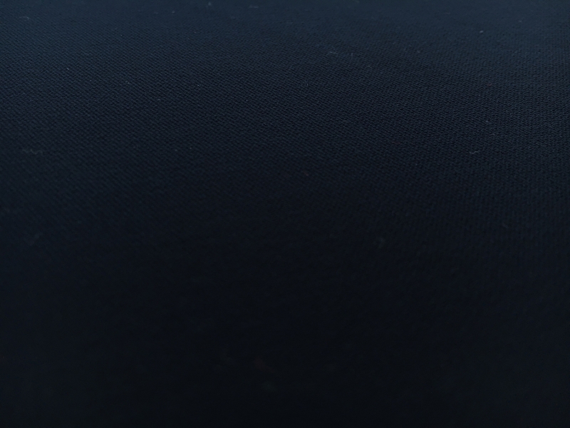 Polyester and Spandex Stretch Crepe in Midnight Navy1