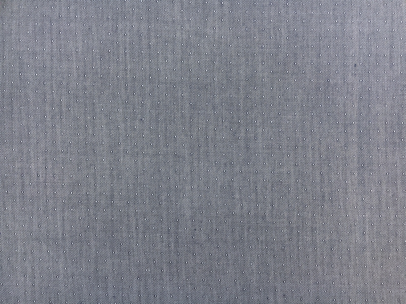 Cotton Oxford Dobby Shirting in Navy0