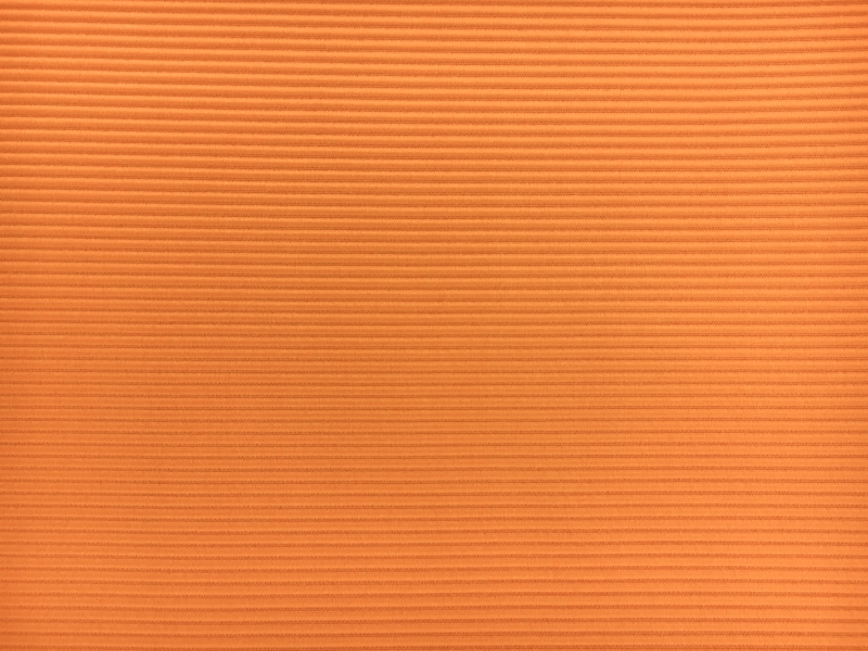 Italian Cotton and Acetate Ottoman in Zafferano0