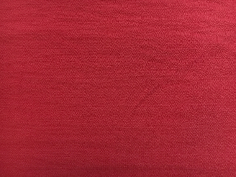 Rayon Nylon Blend Crepe in Brick Red2