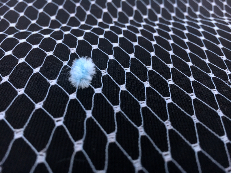 Birdcage Net with Poufs in Baby Blue2