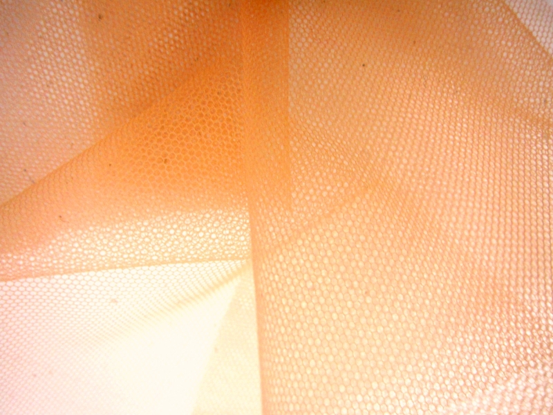 Italian Nylon Tulle in Persimmon 0
