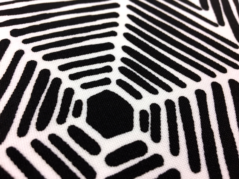 Outdoor Spun Polyester Canvas with Geometric Print2