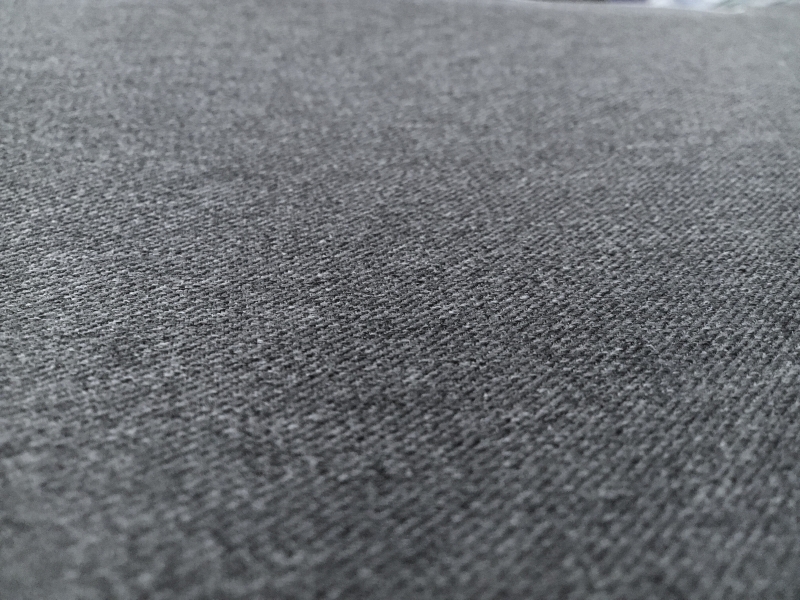 Polyester Gabardine Upholstery in Smoke0