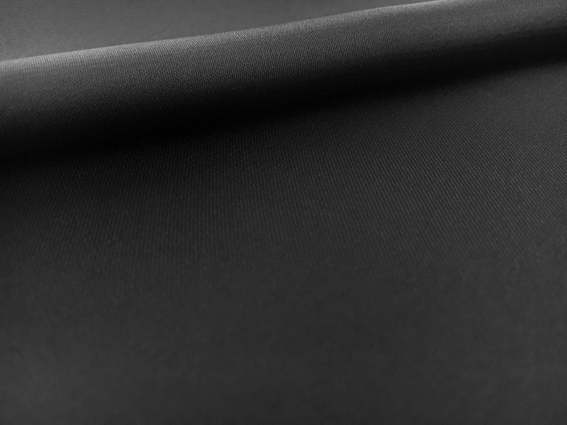 Japanese Polyester Charmeuse in Black0