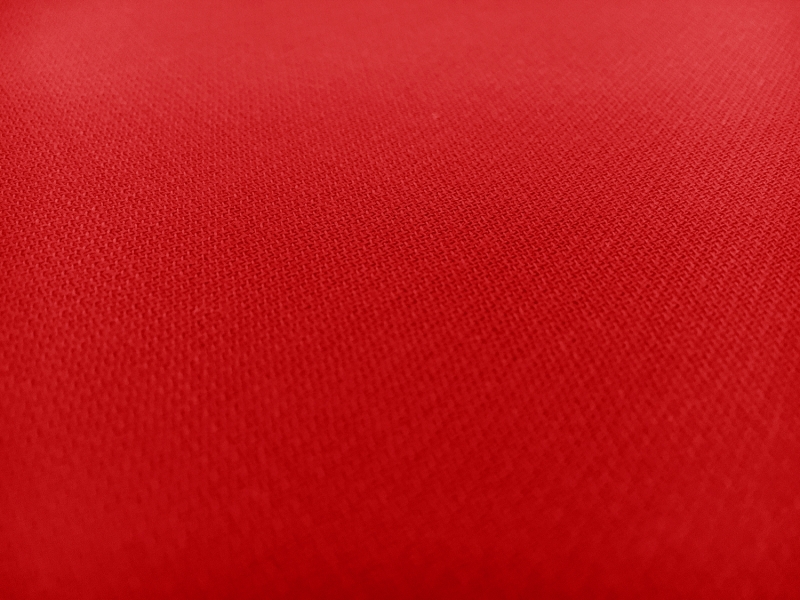 Italian Wool Tricotine in Rosso Corsa0